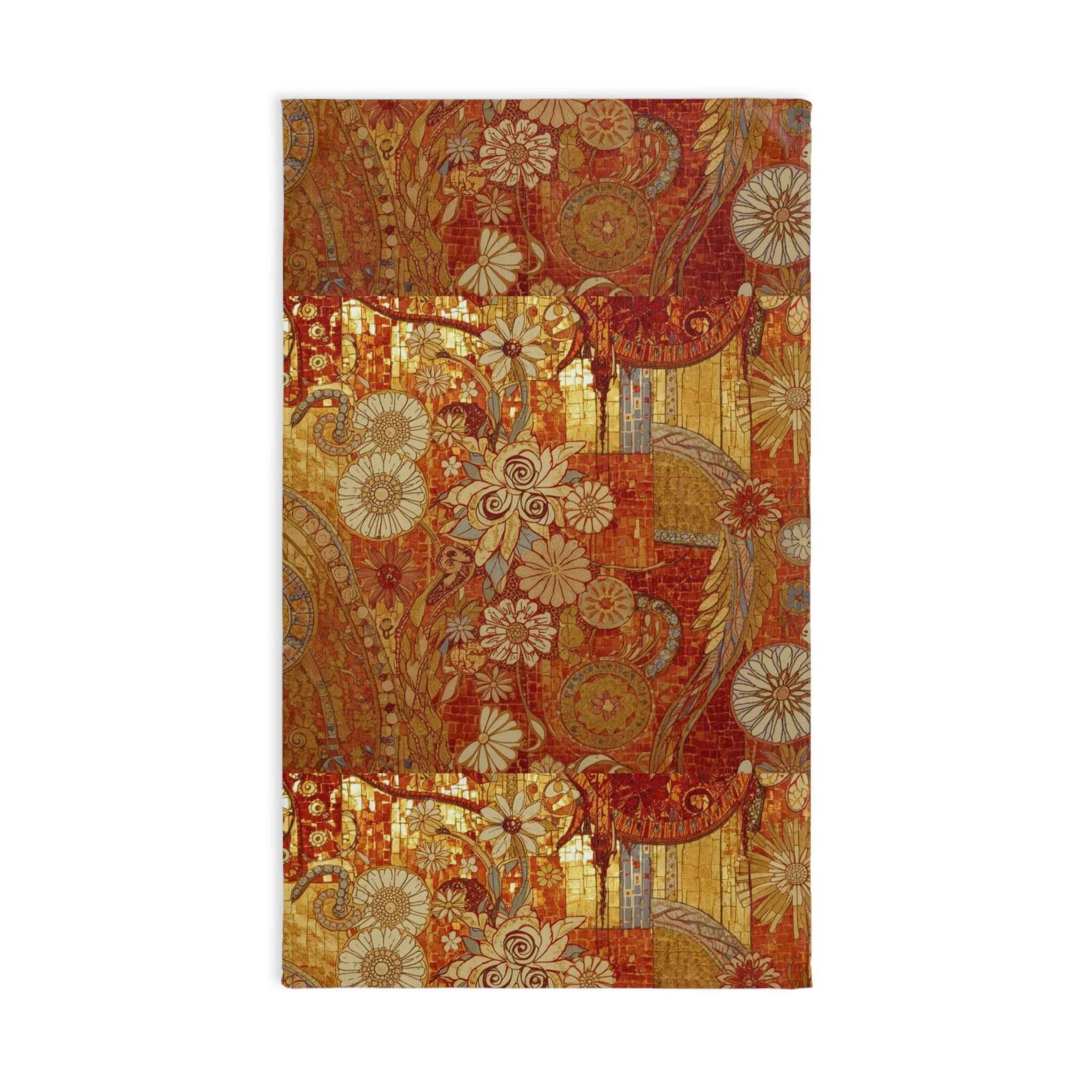Elegant Floral Hand Towel, Vintage Style Towel, Kitchen Décor, Bathroom Accessories, Gift for Hostess, Fall Home Decor